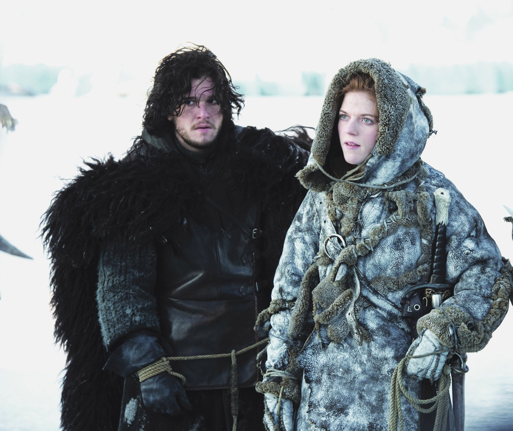 Game of Thrones, Kit Harington, Rose Leslie