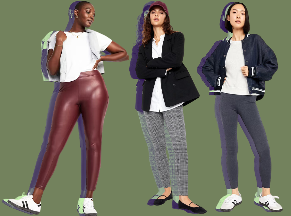 old navy leggings biker shorts are 6 today only