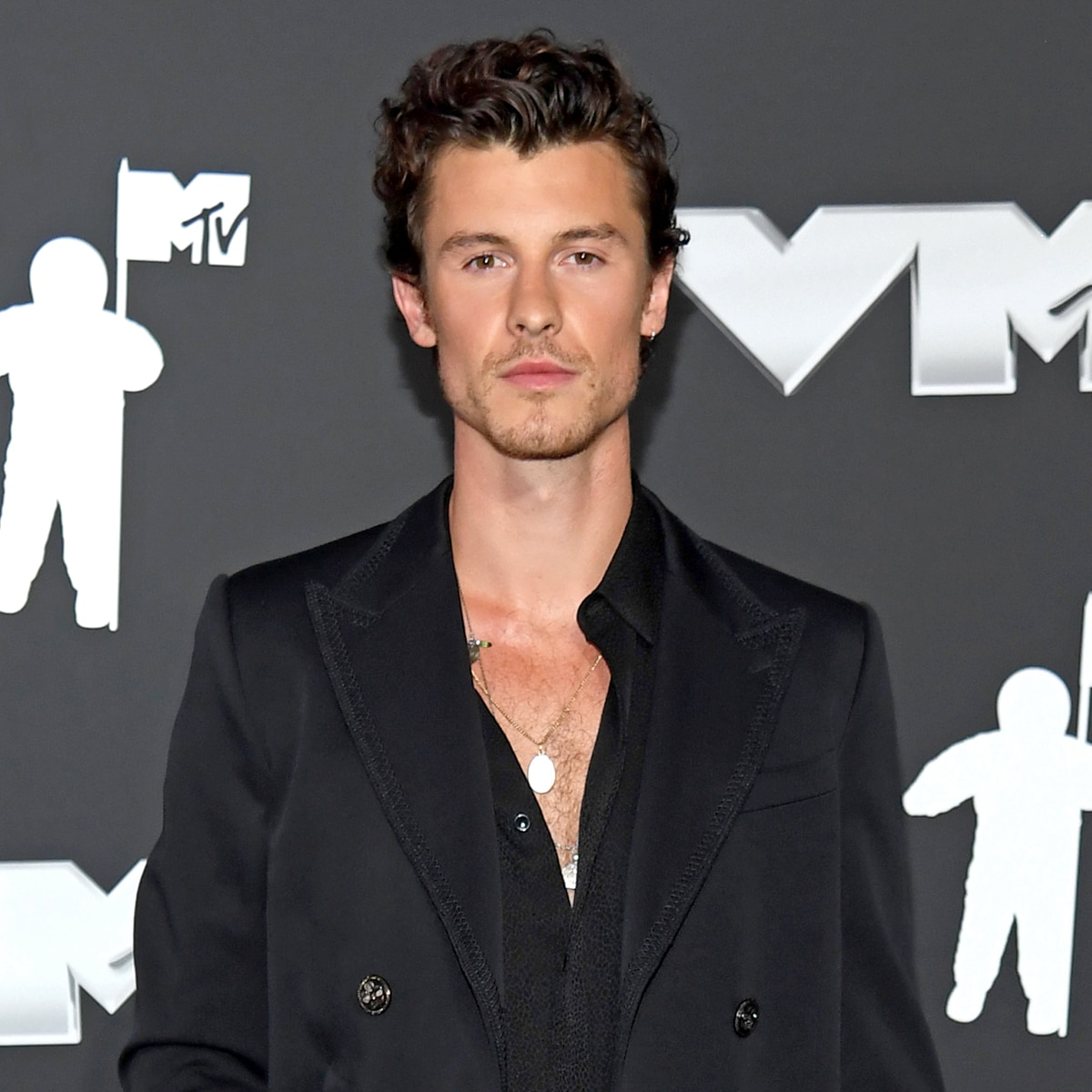 Shawn Mendes Keeps Photos of David Beckham & Brad Pitt on His Phone