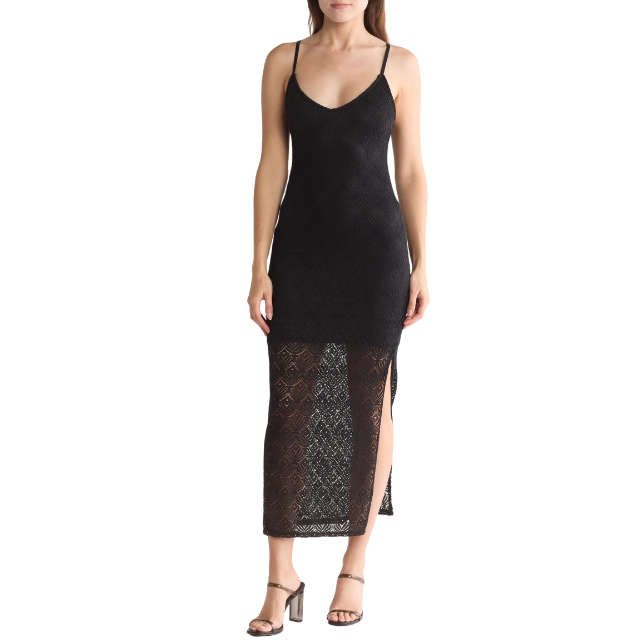 charcoal gray lace dress Off Shoulder Dark Gray Lace Long Prom Dresses with High Slit, Dark Gra —  Bridelily