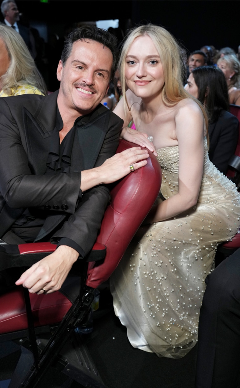 Dakota Fanning, Andrew Scott, 2024 Emmys, Emmy Awards, Candids