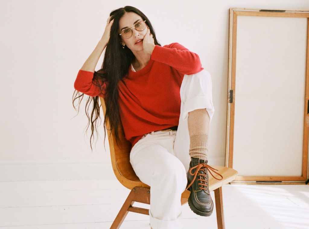 Shop Demi Moore x J.Crew - hero photos