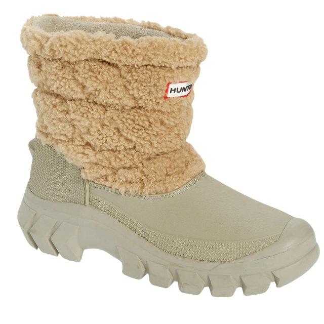 Hunter - Brandclub - Hunter In/Out Puffer Knit Boot Black 11 M