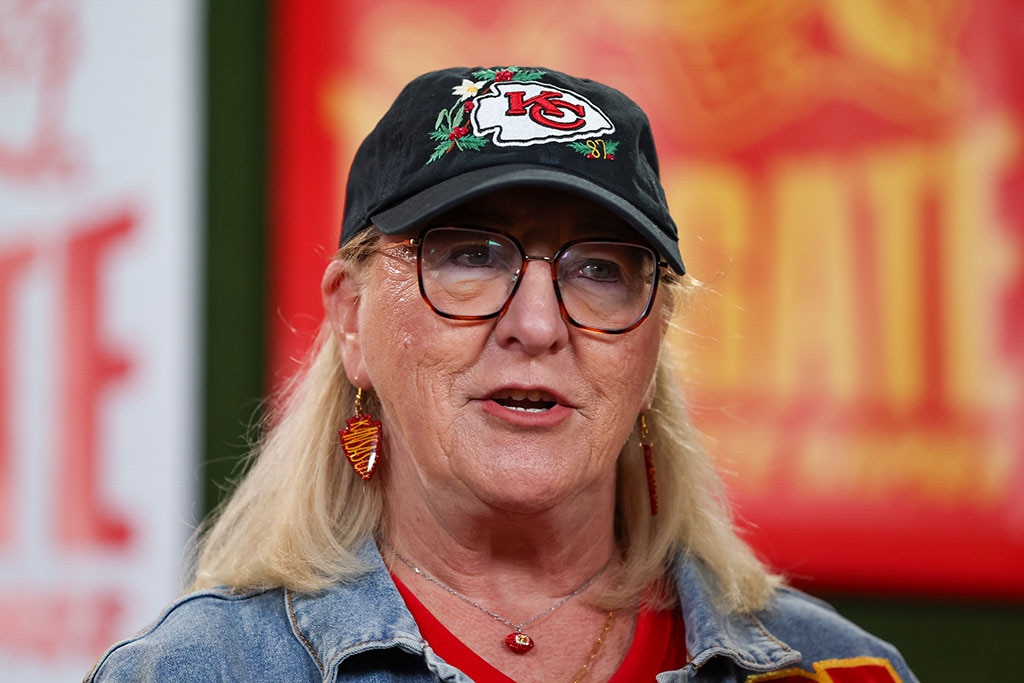 Donna Kelce Has a Hat Bearing Tributes to Taylor Swift & Travis Kelce