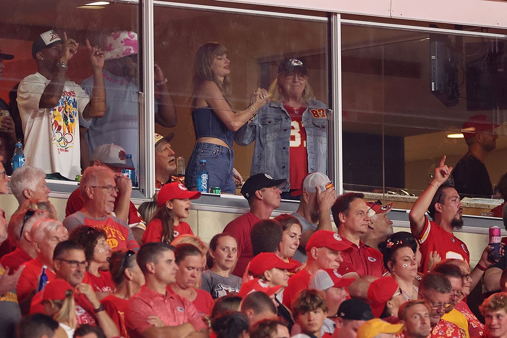 Donna Kelce Has a Hat Bearing Tributes to Taylor Swift & Travis Kelce