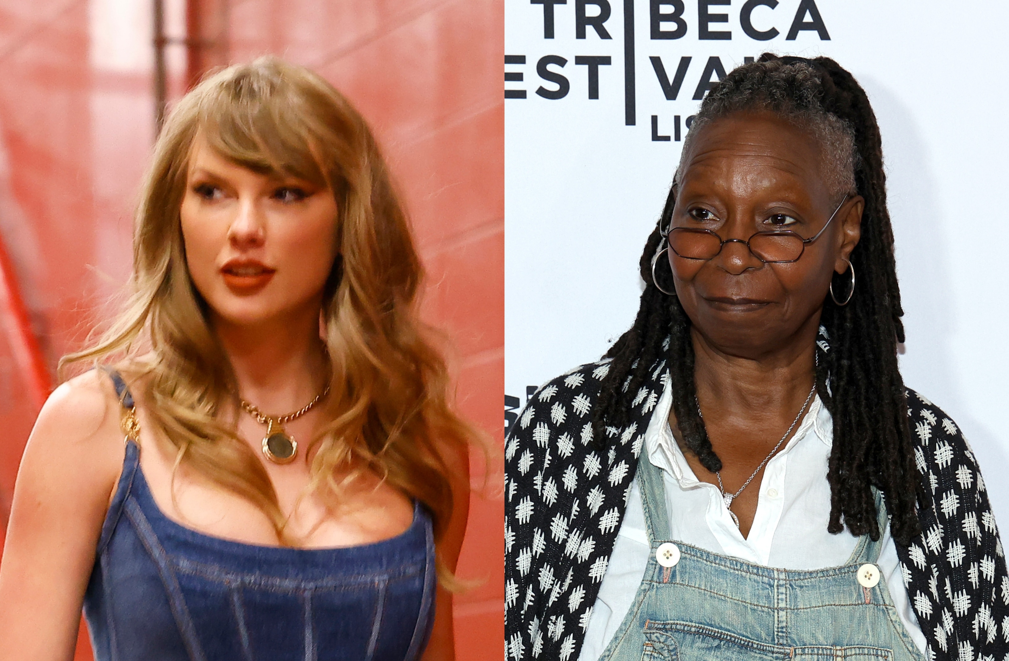 Whoopi Goldberg는 NFL 팬으로부터 Taylor Swift를 변호합니다.