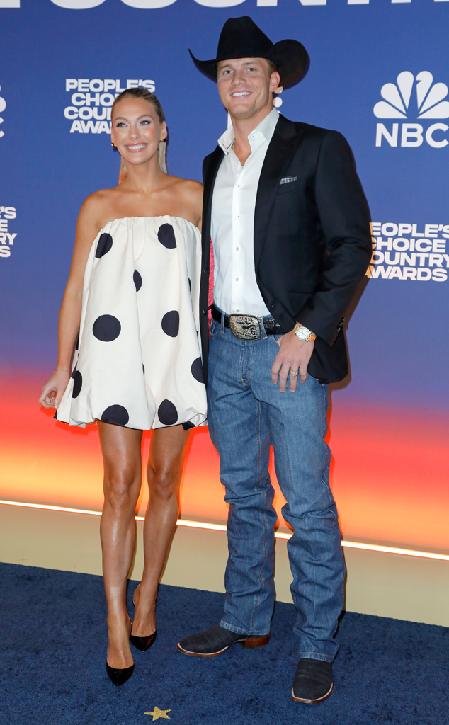 Hallie Ray Light McCollum, Parker McCollum, 2024 People's Choice Country Awards, PCCAs, Arrivals, Couples