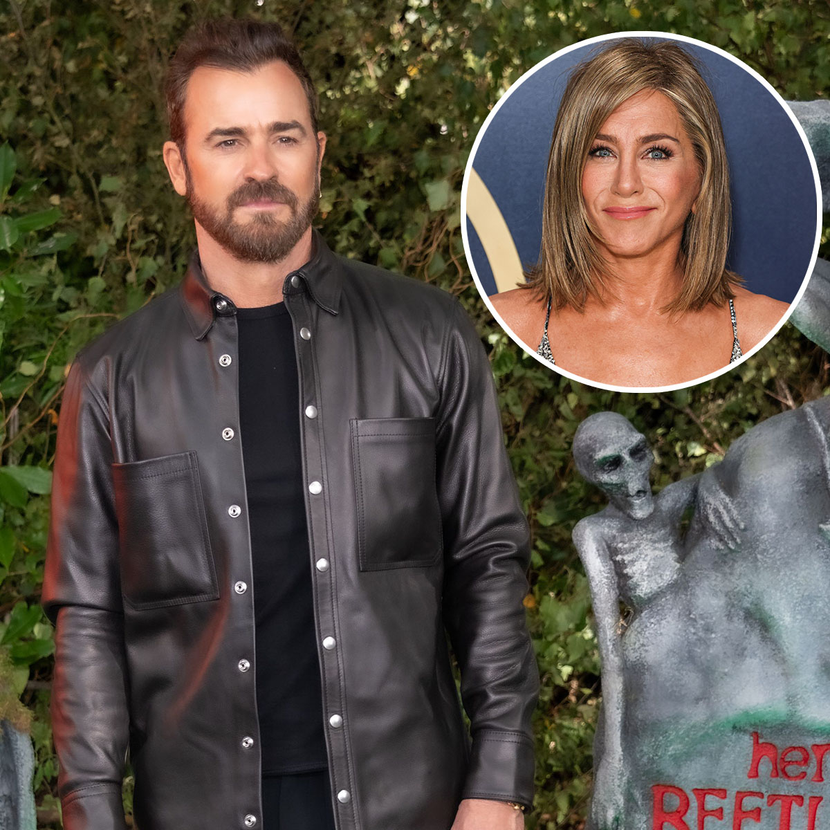 Justin Theroux Shouts Out “Auntie” Jennifer Aniston in Sweet Pic