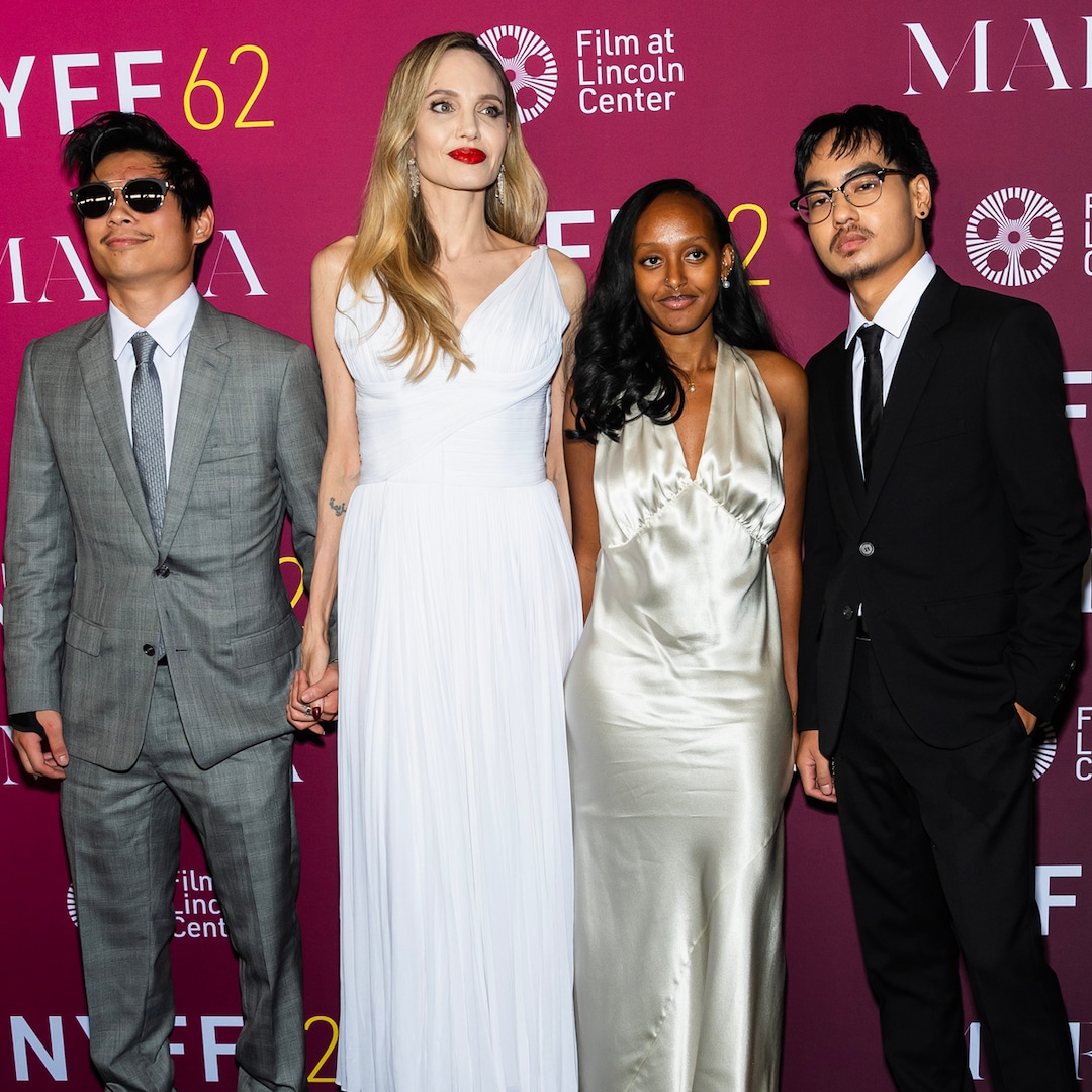 Angelina Jolie and 3 of Her Kids Make Rare Red Carpet Appearance at New York Film Festival – E! Online Angelina Jolie and 3 of Her Kids Make Rare Red Carpet Appearance at New York Film Festival – E! Online