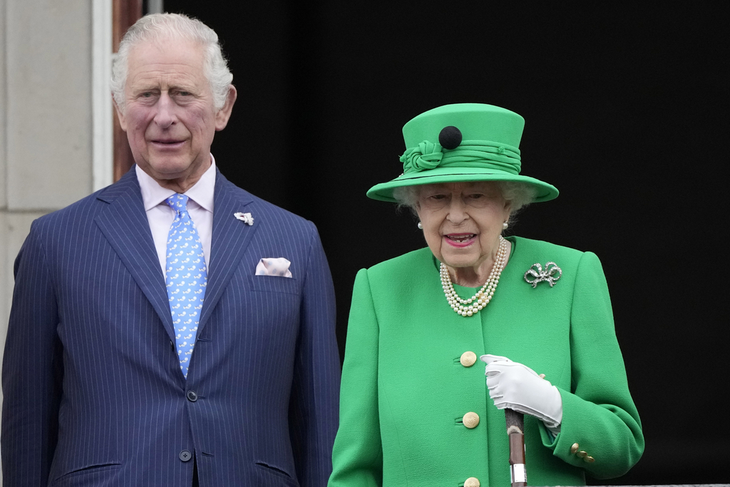 King Charles III and Queen Elizabeth II