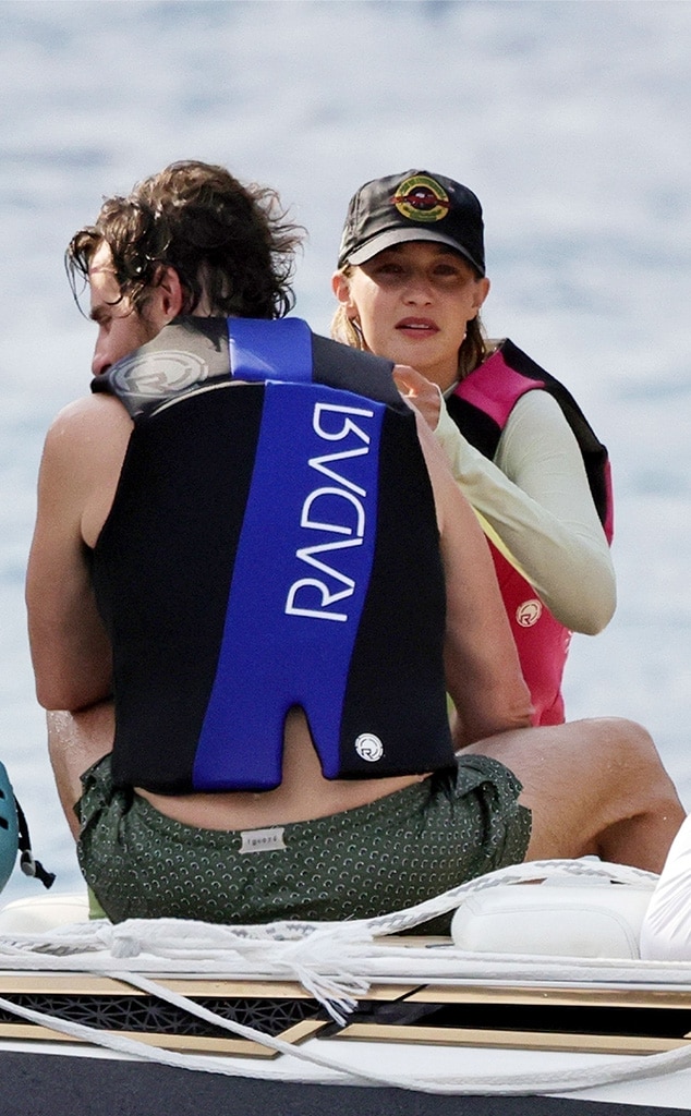 Gigi Hadid and Bradley Cooper Show Sweet PDA on Yacht in Italy