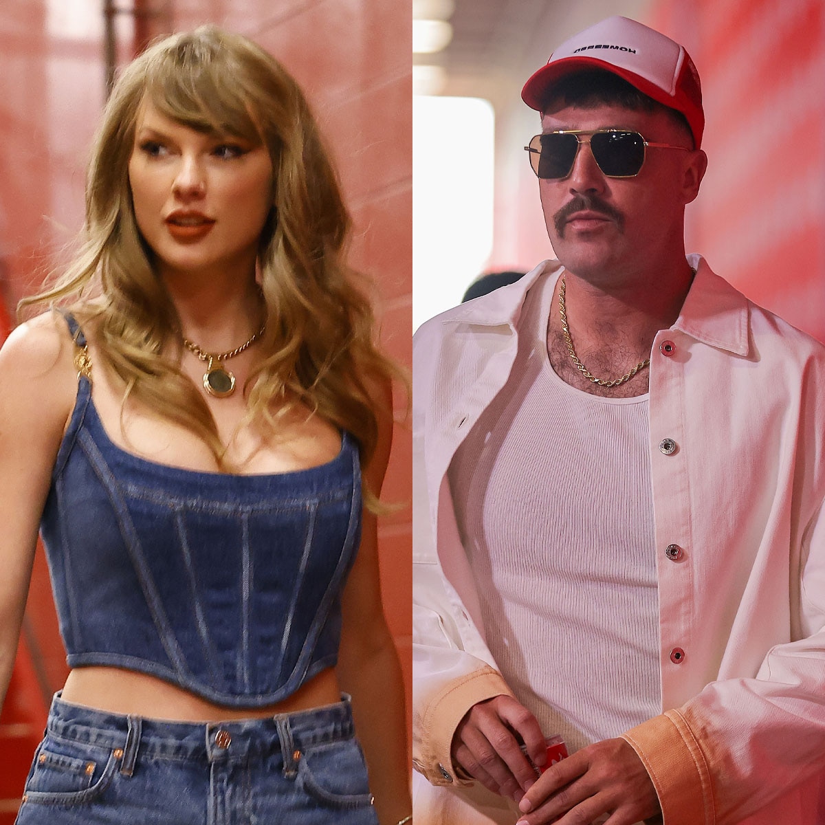 Taylor Swift và Travis Kelce nắm tay nhau sau chiến thắng của Chiefs