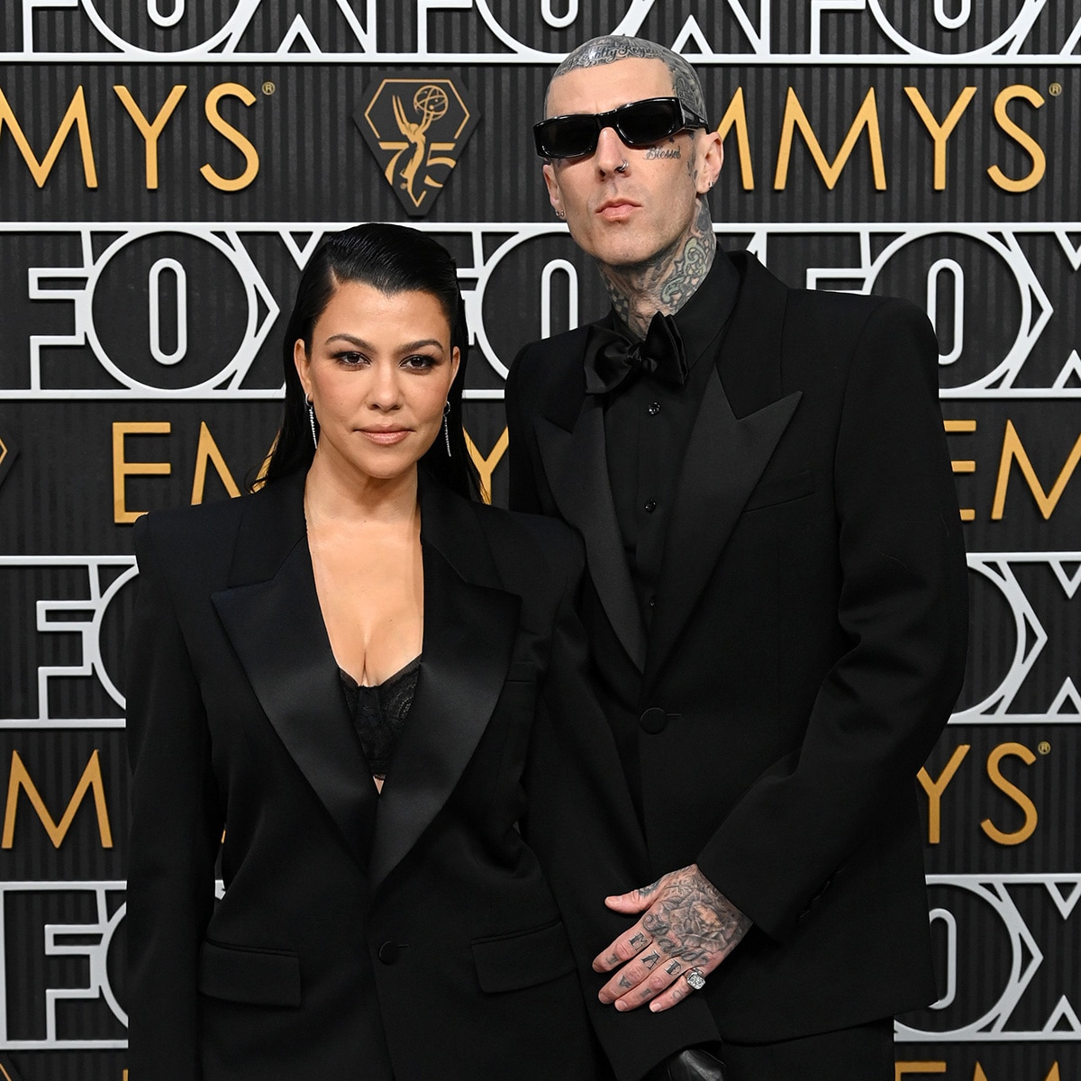 Emmys Travis Barker, Kourtney Kardashian