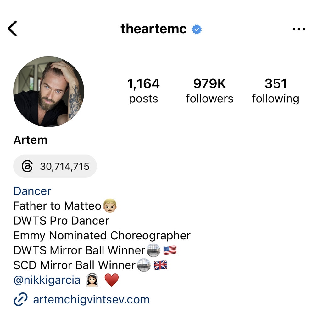 Artem Chigvintsev Makes Subtle Nod to Wife Nikki Garcia After Domestic