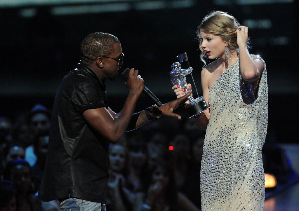 „Wiederholung der MTV-VMA-Fehde zwischen Taylor Swift und Kanye West 15 Jahre später“