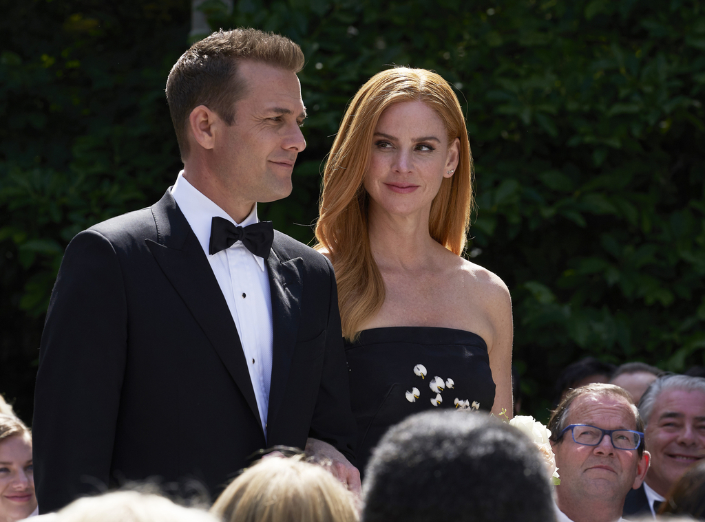 Suits, Donna, Harvey, Gabriel Macht, Sarah Rafferty