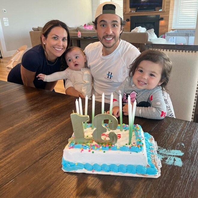 Meredith Gaudreau, Johnny Gaudreau and kids