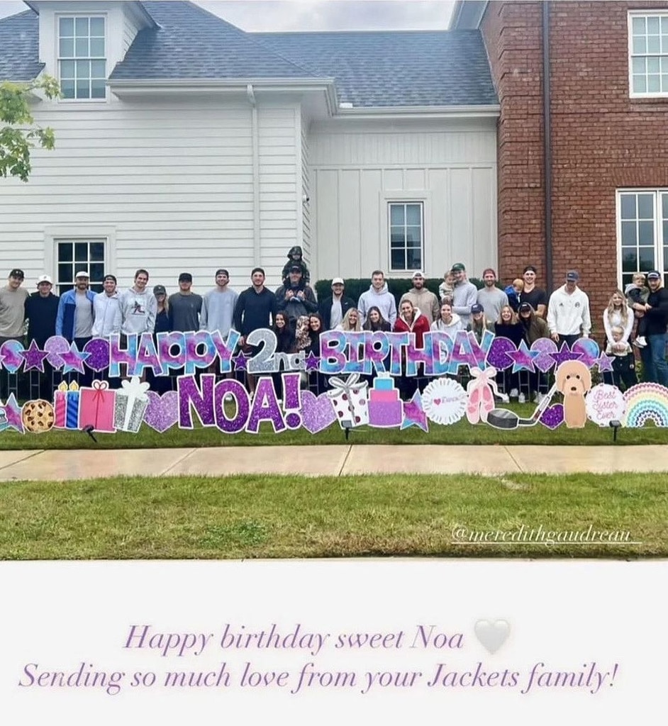 Johnny Gaudreau’s NHL Teammates Celebrate His Daughter’s Birthday