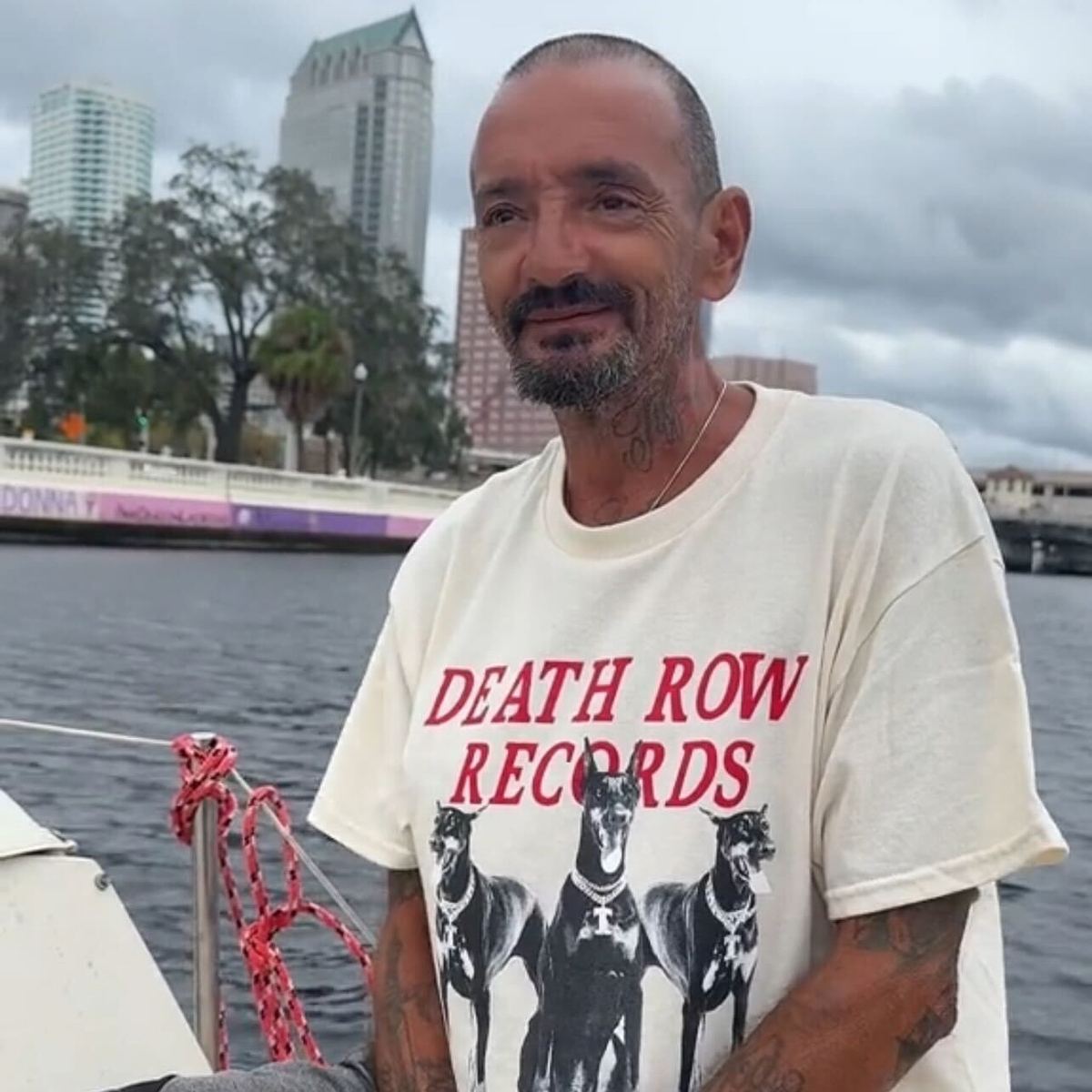 The Man Riding Out Hurricane Milton on His Boat