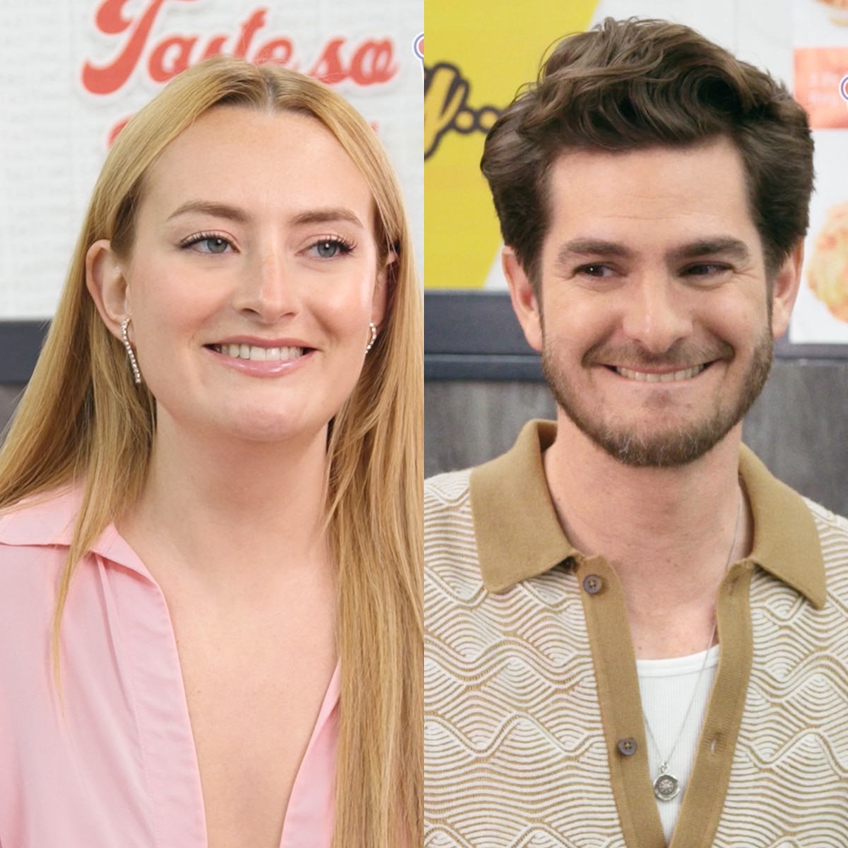 Andrew Garfield Flirts With Amelia Dimoldenberg in Chicken Shop Date