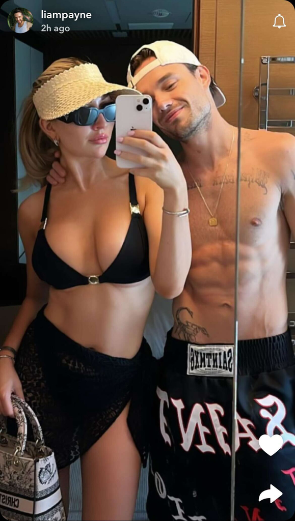 Liam Payne, Kate Cassidy, Snapchat