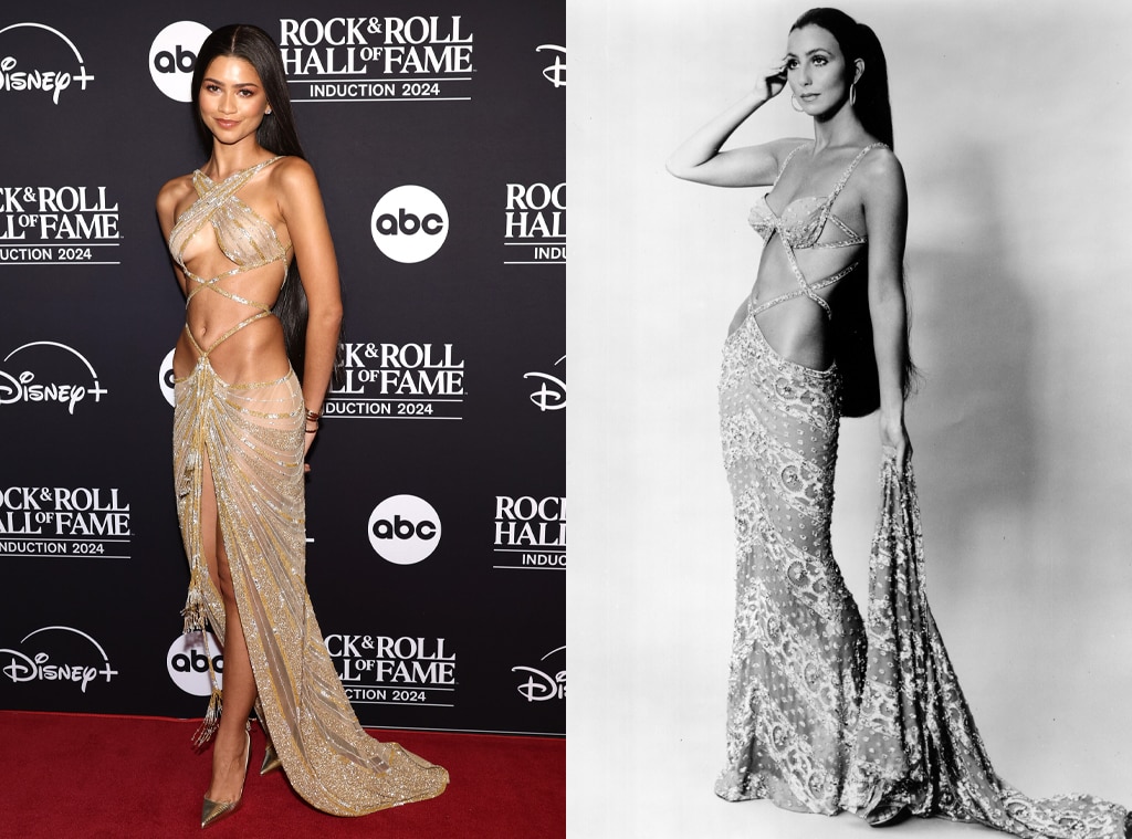 Zendaya transmituje Cher podczas ceremonii wprowadzenia do Rock & Roll Hall of Fame