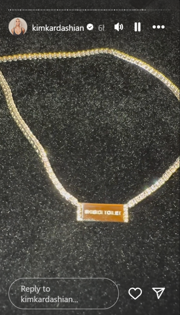 North West Gifts Mom Kim Kardashian With Diamond Necklace for B-Day