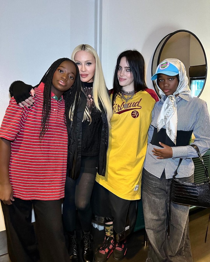 Madonna'nın İkiz Kızları Billie Eilish ile Buluşurken O Kadar Büyümüşler ki