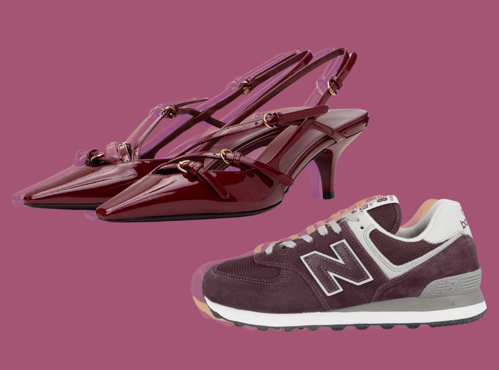 Shop Amazon Burgundy Sneakers