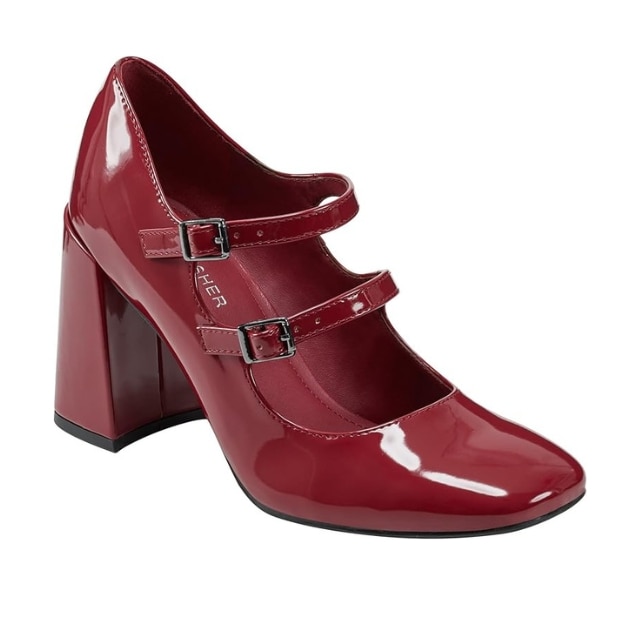 Amazon burgundy shoes hot sale