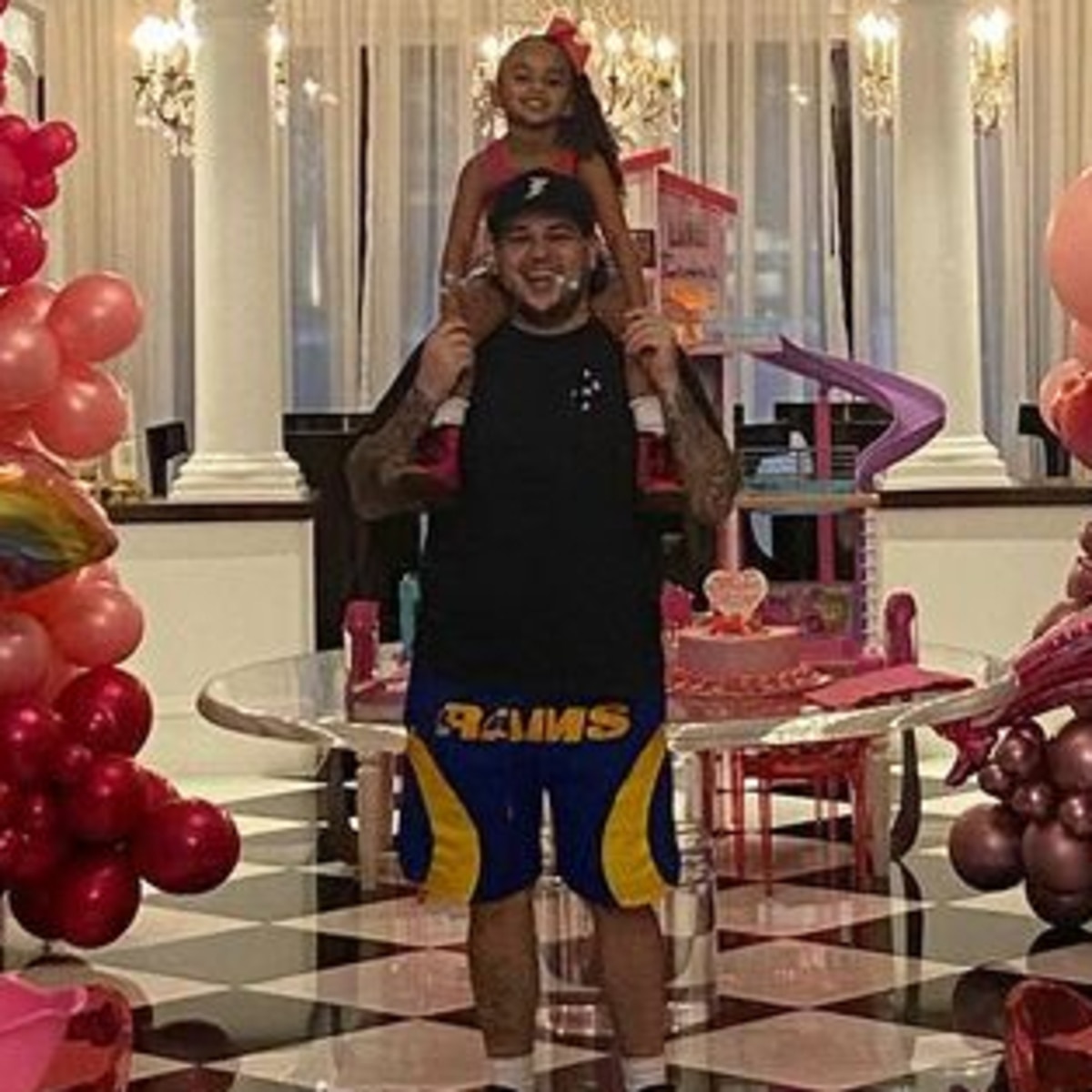 Rob Kardashian comparte lindas fotos de su salida con Dream Kardashian