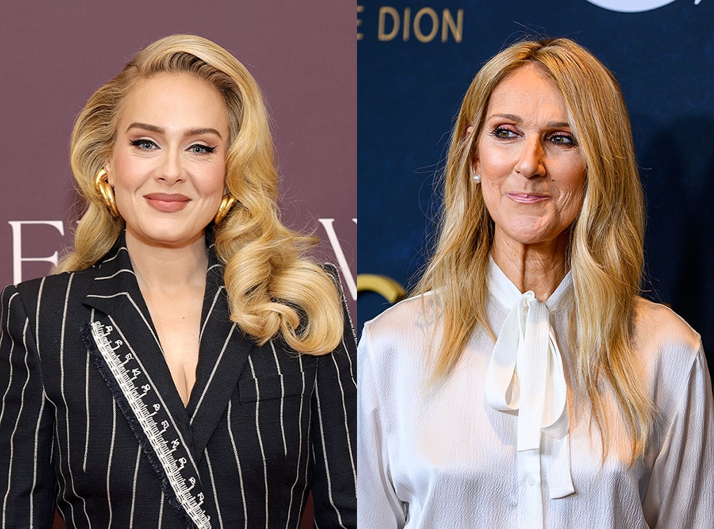 Adele and Céline Dion Have a Tearful Reunion During Las Vegas Show