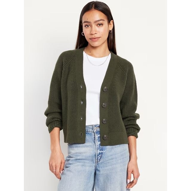 Shaker Stitch Blue Sweater Old Navy Shaker-Stitch Cardigan Sweater