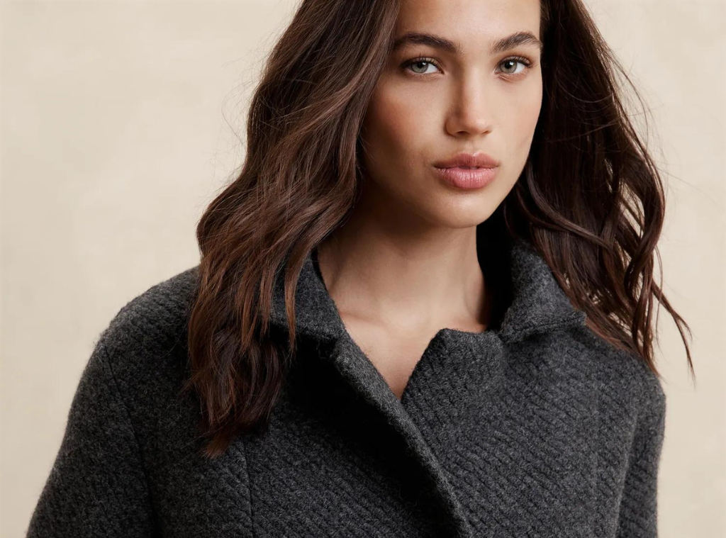 Banana republic wool coat womens store