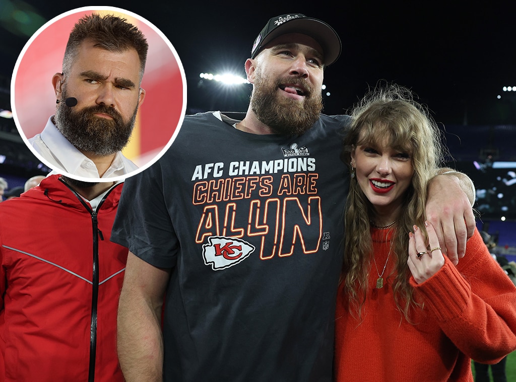 Jason Kelce verteidigt Travis Kelce vor der Kritik am Spieltag von Taylor Swift