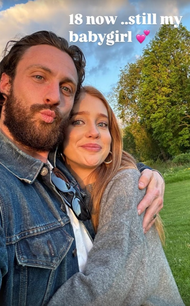 Aaron Taylor-Johnson publica fotografías raras para el cumpleaños número 18 de su hijastra