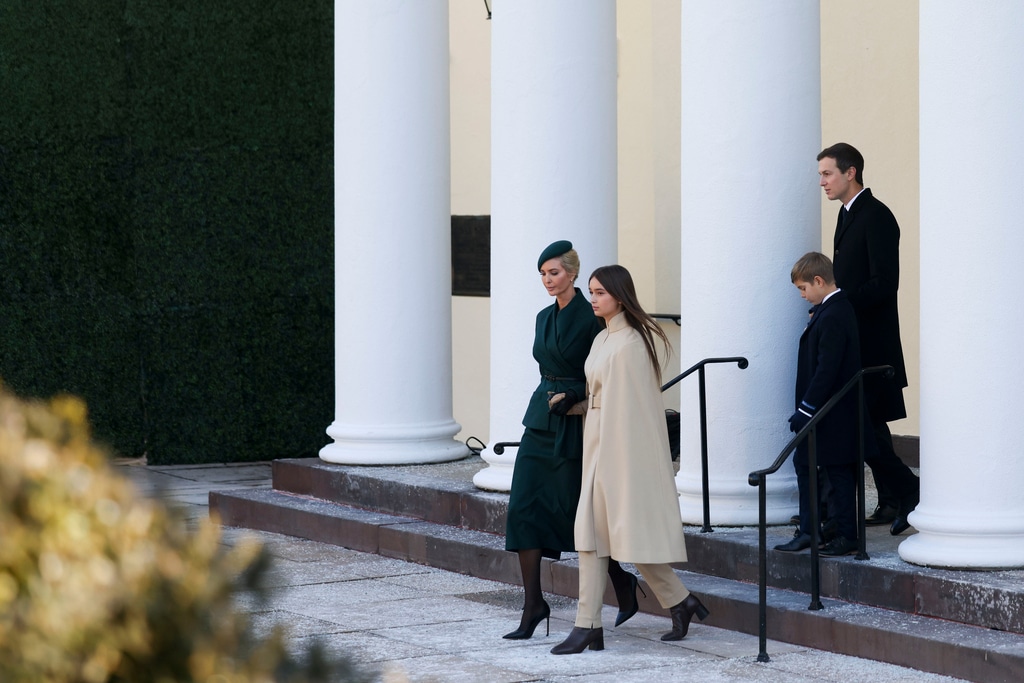 Trump Inauguration 2025: Ivanka Trump, Jared Kushner, Arabella, Joseph and Theodore