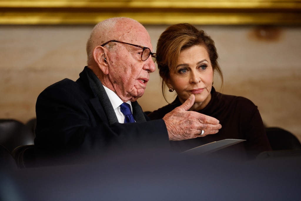 Trump Inauguration 2025: Rupert Murdoch, Elena Zhukova