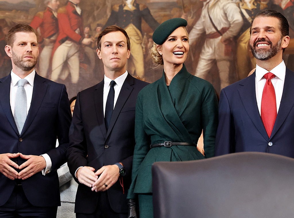 Trump Inauguration 2025: Eric Trump, Jared Kushner, Ivanka Trump and Donald Trump Jr. 