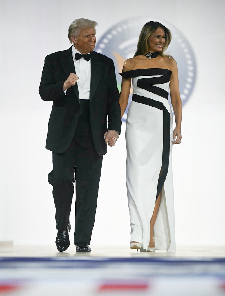 US President Donald Trump and First Lady Melania Trump, President Donald Trump Inauguration, Commander-in-Chief Ball