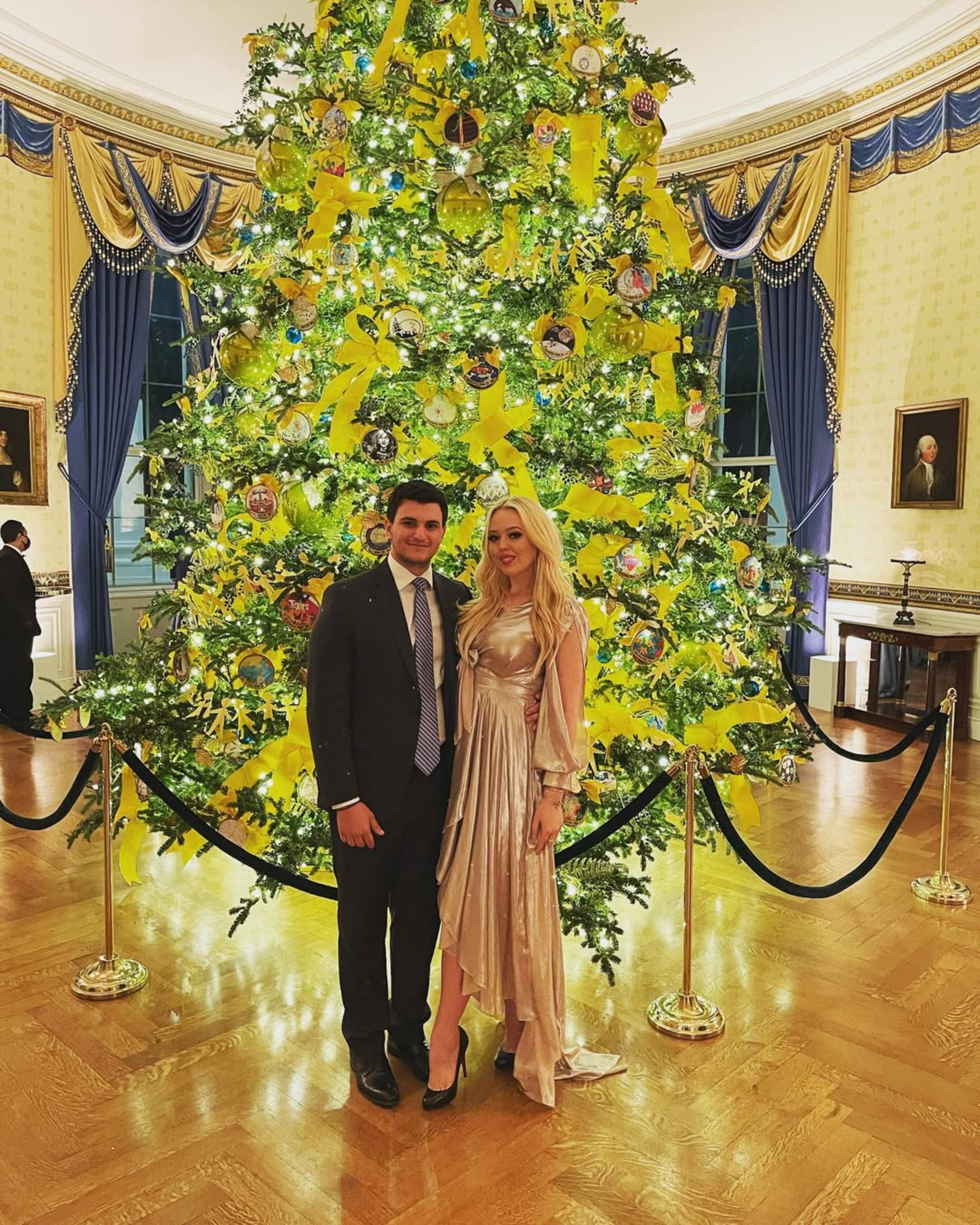 Michael Boulos, Tiffany Trump, Christmas 2020