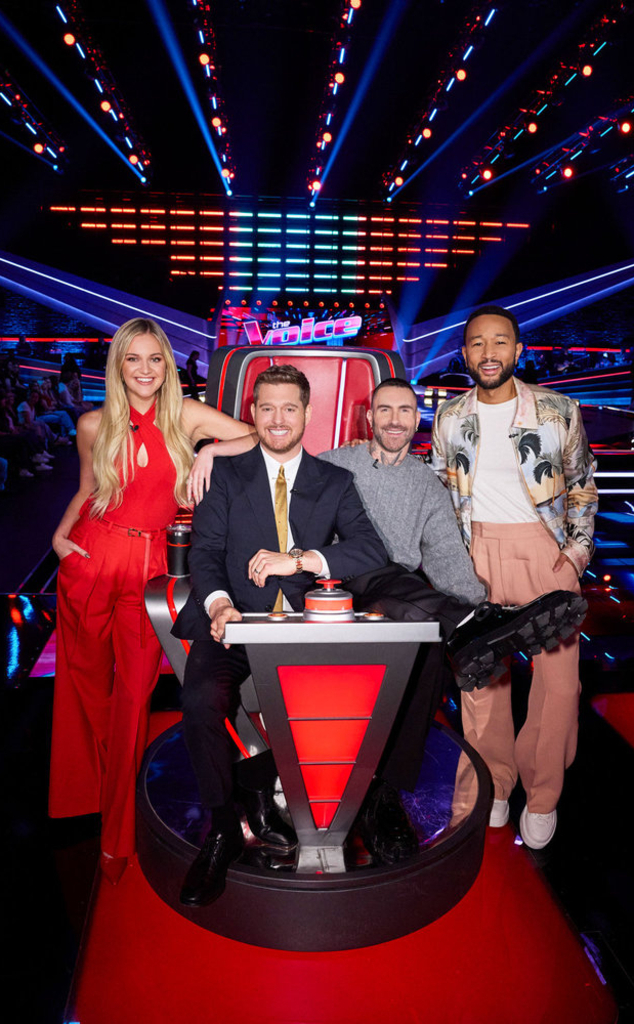 The Voice, Kelsea Ballerini, Michael Bublé, Adam Levine, John Legend