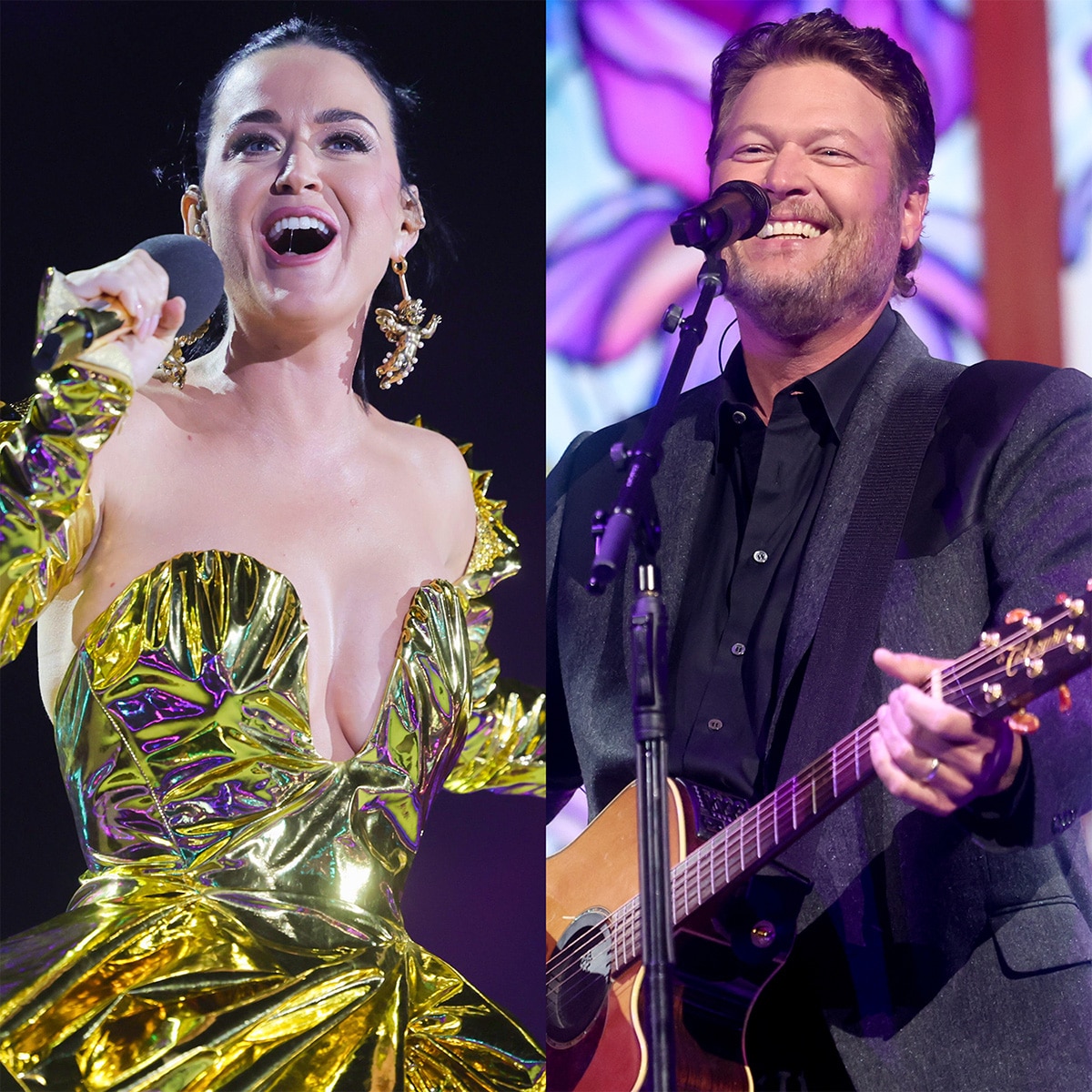 Katy Perry, Blake Shelton, Photo Split