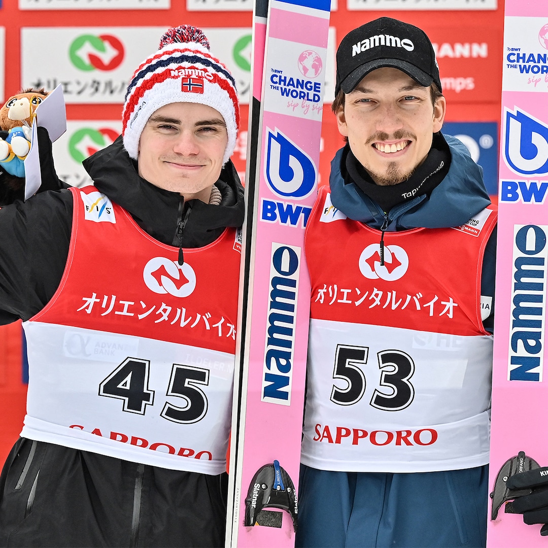 Норвежки олимпийски златни медалисти Мариус Линдвик и Йохан Андре Форфанг