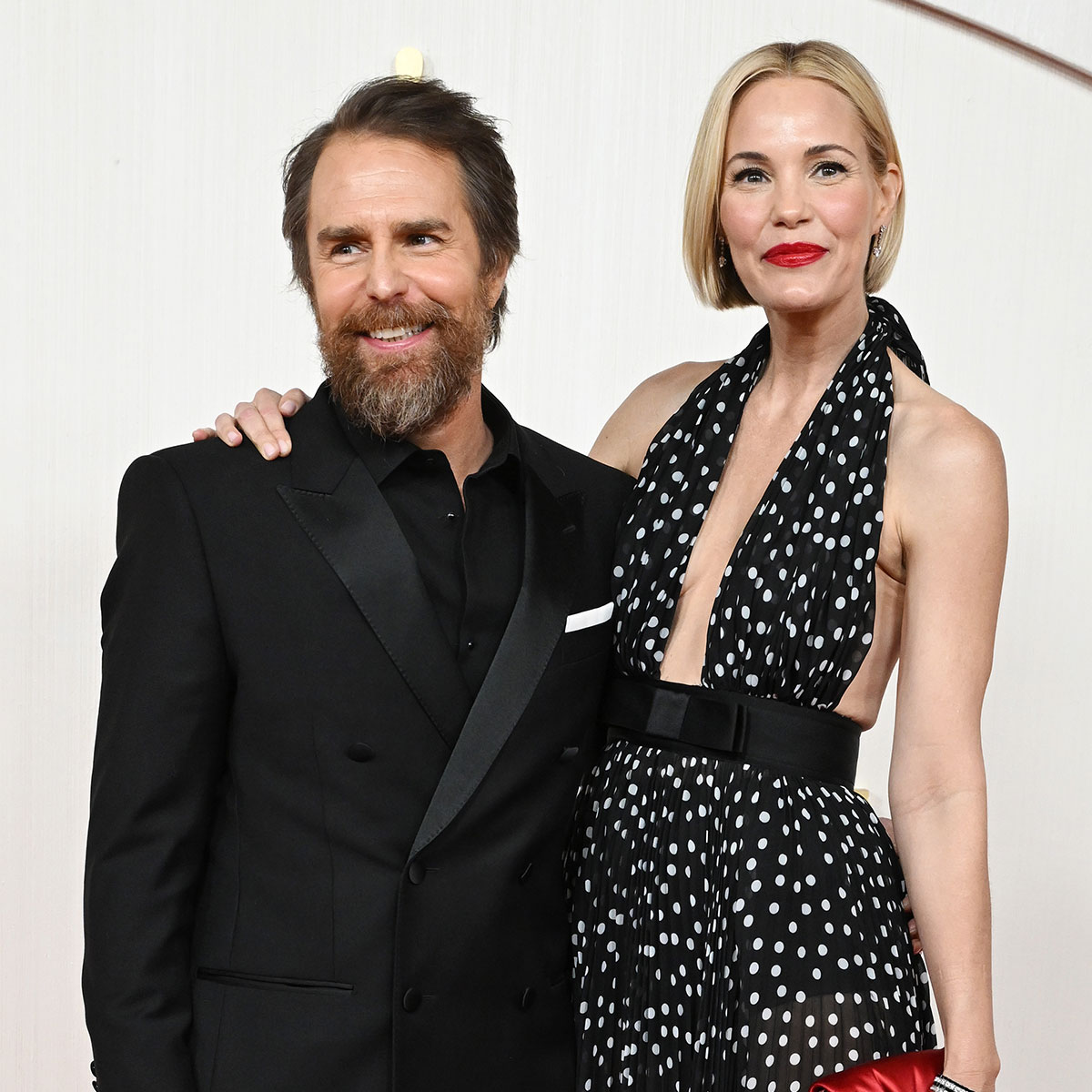 Sam Rockwell, Leslie Bibb, 2024 Oscars