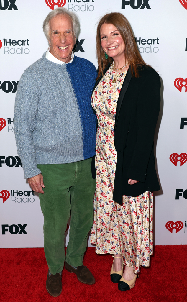 Henry Winkler and Zoe Winkler Reinis at the 2025 iHeartRadio Music Awards