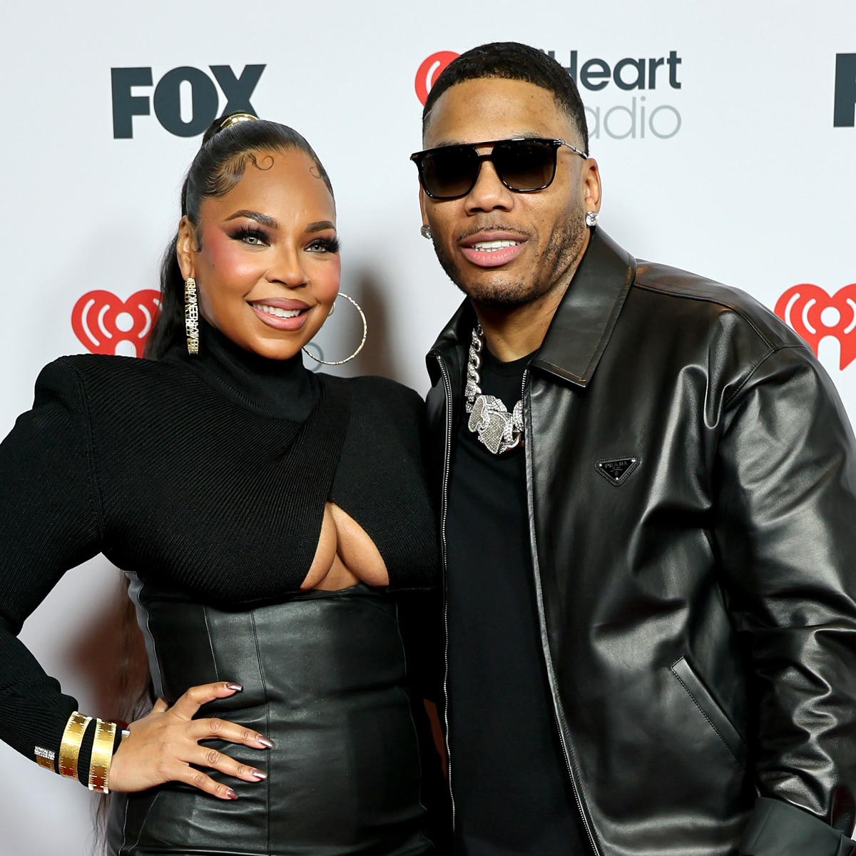 Ashanti and Nelly attend the 2025 iHeartRadio Music Awards