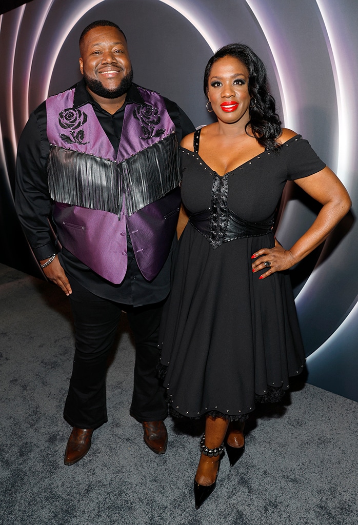 Michael Trotter Jr. and Tanya Trotter of The War and Treaty attend Opry 100: A Live Celebration