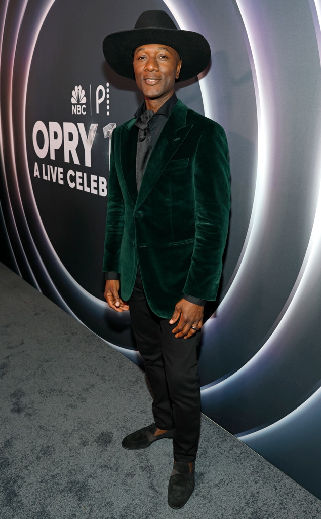 Aloe Blacc attends Opry 100: A Live Celebration