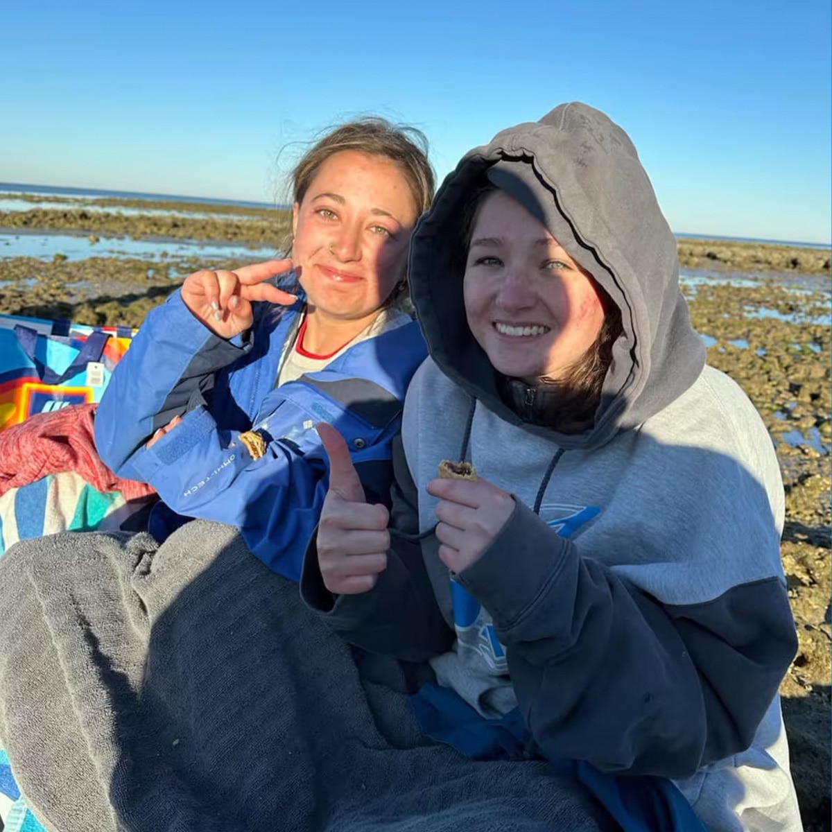 Avery Bryan and Eva Aponte, Rescued at Sea